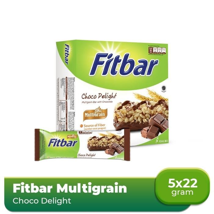

New FITBAR MULTIGRAIN / FIT BAR / CEMILAN ENAK RENDAH KALORI / 5x22 gram