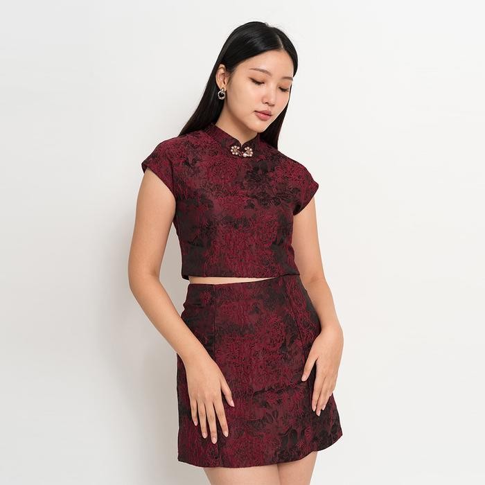 Chocochips - Zoey Set / Set Wanita / Seteran Rok Wanita / Set Cheongsam Wanita