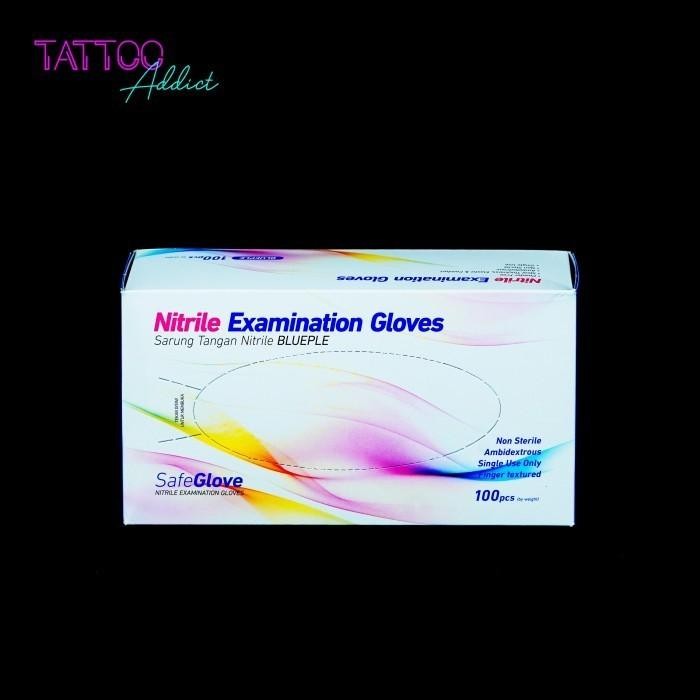 SafeGlove Medical Gloves Nitrile Bluple SafeGlove Latex 100% ORIGINAL
