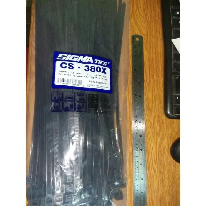 

Kabel Ties /Kabel Tis/Sigma Ties Cs-380X Hitam