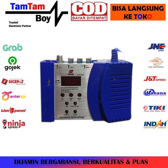 Modulator Converter Av To Rf Vhf Uhf S Band Stereo Skyview Evinix