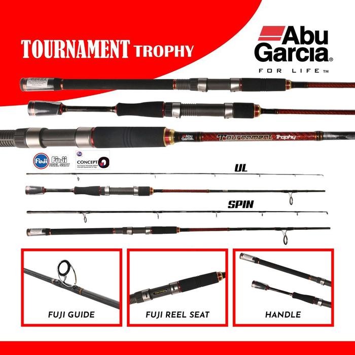ABU GARCIA TOURNAMENT TROPHY SPINNING&CASTING ROD