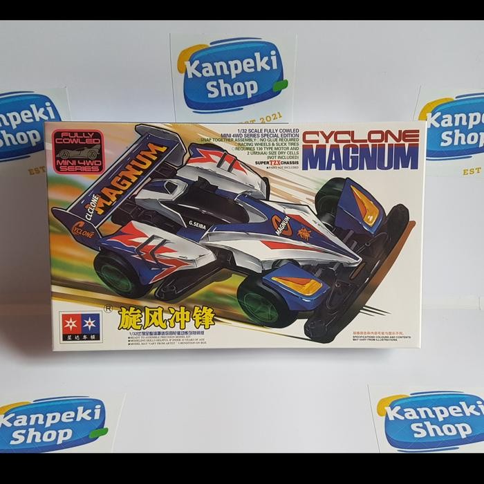 Pilihan- Rep. Tamiya Mini 4Wd Merk Daxing Cyclone Magnum Super Tzx Chassis