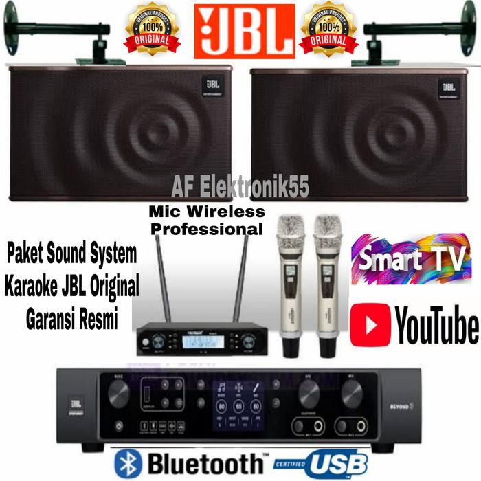 Paket Sound System Karaoke JBL Speaker 10 Inch JBL + Ampli JBL Ori