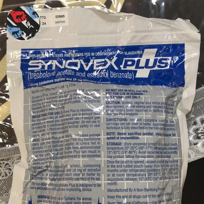 Suplemen Vitamin Synovex Plus untuk Sapi Jantan dan Betina