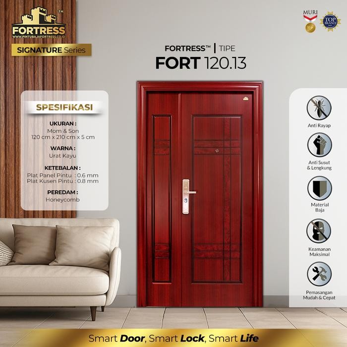 ORIGINAL PINTU BAJA FORTRESS TYPE FORT 120 KAYU - LUAR JABODETABEK READY STOCK