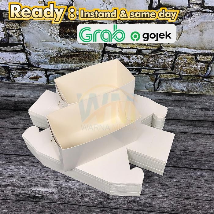 BREAD TOAST/BOX TRAY ROTI BAKAR/KEMASAN ROTI BAKAR/BOX TOAST KRAFT