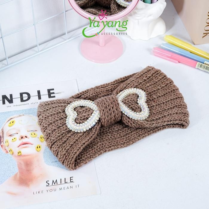 Bandana Rajut Wanita / Bando Rajut Anak Perempuan - NAN1316