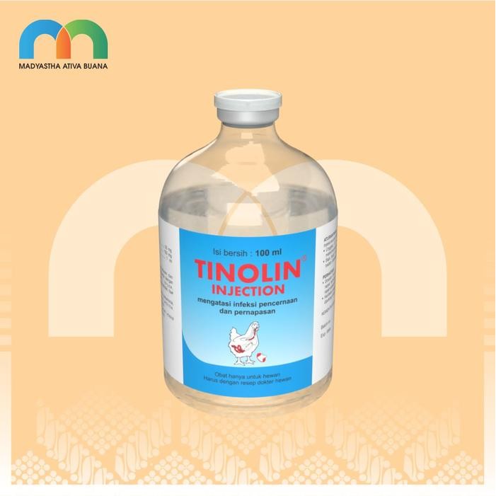 OBAT AYAM TINOLIN INJECTION 100 ML MEDION