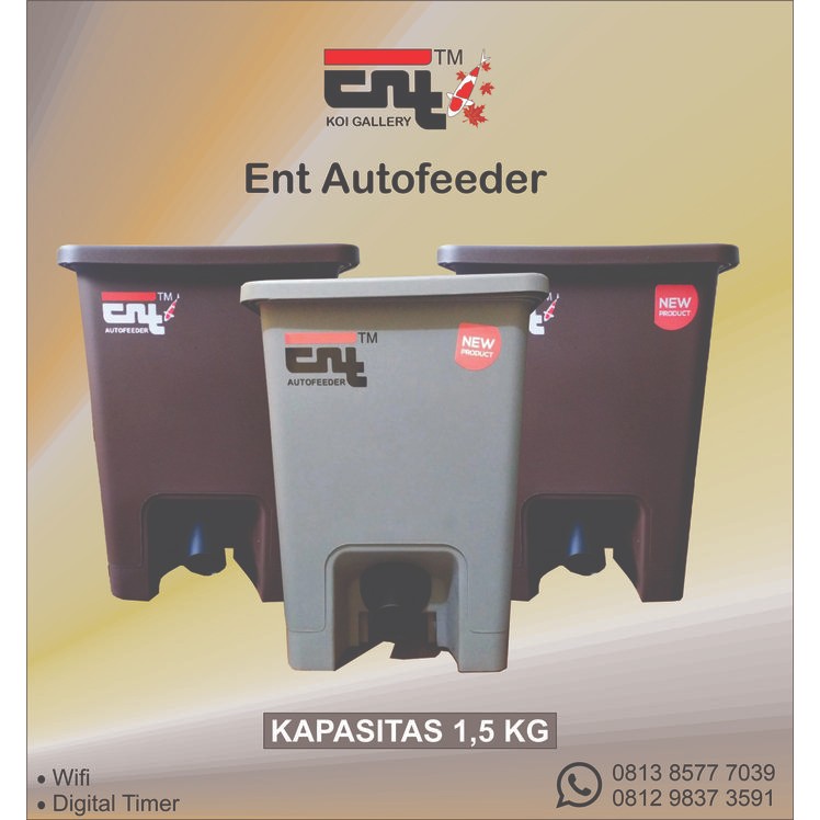 AUTO FEEDER KOLAM KOI / PAKAN OTOMATIS 1.5 KG