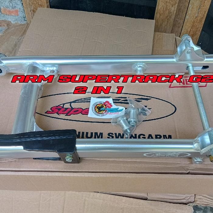 Arm Supertrack G2 Karisma,Supra 125,Kirana,Blade125Fi,Helm In Tromol & Cakram Motorcycle