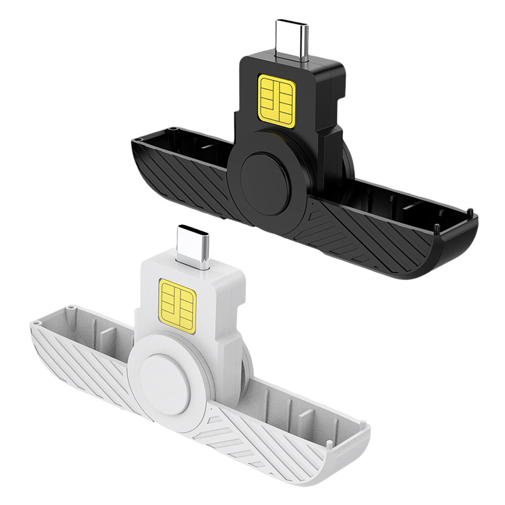 Smart Card Reader Type-C CAC ID Card Reader Laptop PC ATM Card Visa Connector Readers For Government