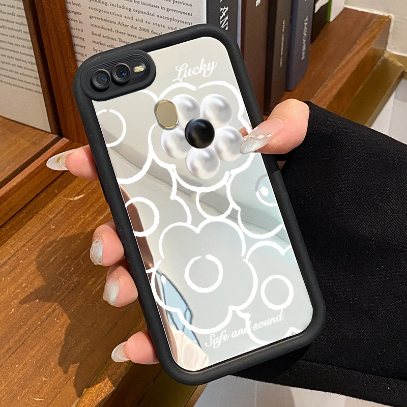 Casing Hp OPPO A7 OPPO A5s OPPO A12 OPPO A12S A11k Case Casing Menggambar Bunga HP pola Kesing Kasin