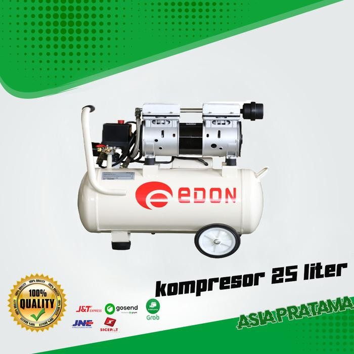 EDON ED550-25L KOMPRESOR EDON OILLESS 25 LITER 0.75 HP 3per4 HP KOMPRESOR