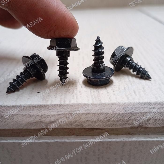 SEKRUP BEMPER MOBIL DRAT KECIL 5mm kunci 10 all mobil universal