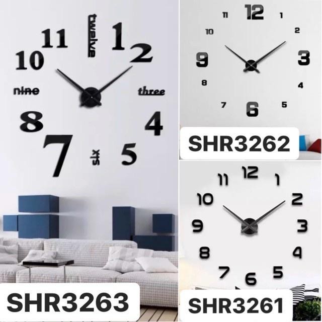 SHENAR JAM DINDING DIY 3D / JAM TEMPEL TEMBOK BESAR