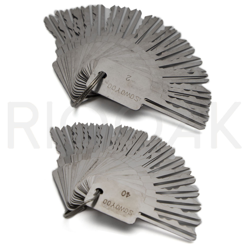 48 In 1 Locksmith Tools Lock Keys Set for Bull Head Lock for S Groove Lock For One Word Locks for SO