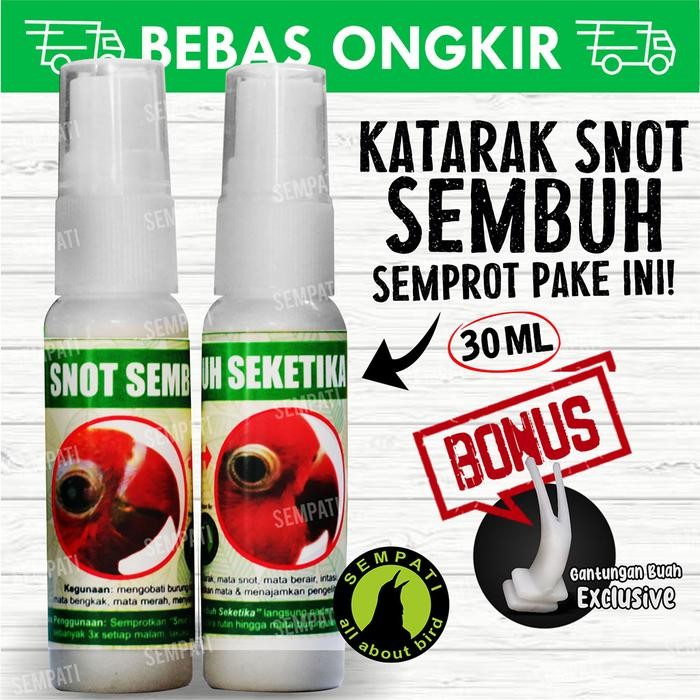 ces0- Sempati Snot Sembuh Seketika Sempati Vitamin Obat Burung Sakit Mata