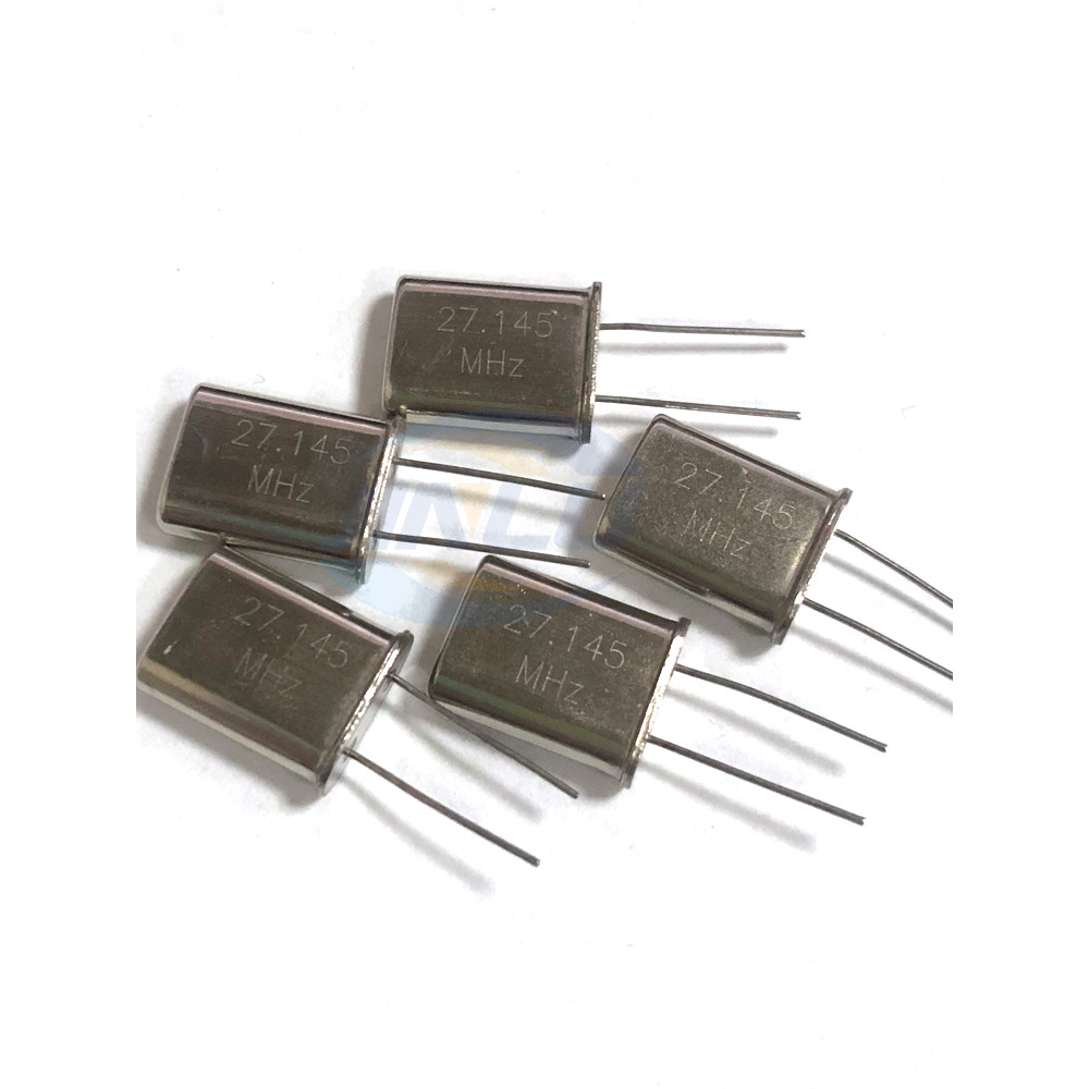 IMPORT 5pcs HC-49U in-line quartz crystal oscillator 27.145MHZ 27.145M passive crystal resonator