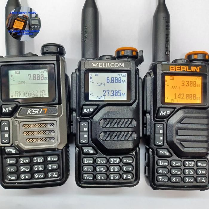 Ready HT Berlin BL-558 Walkie Talkie Original UNLOCK SEMUA FREQUENCI