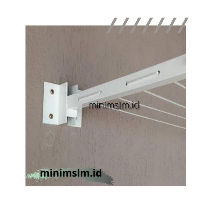 Jemuran Gantung Dinding Jemuran Baju Laundry Lipat Besi Kuat Murah