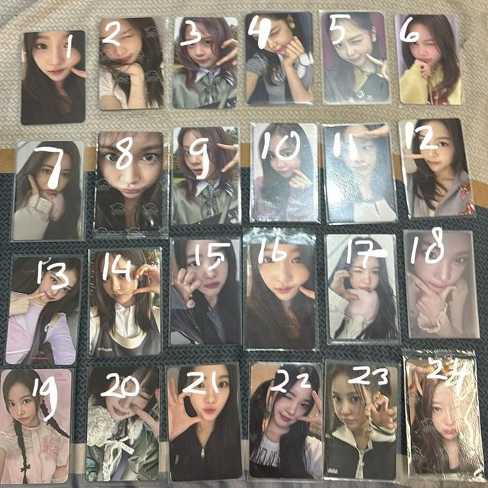 (READY STOCK) PHOTOCARD OFFICIAL H2H CARMEN JIWOO STELLA IAN