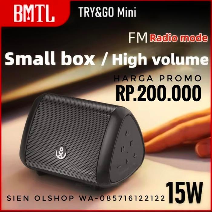 Terlaris XDOBO BMTL TRY&GO MINI 15 WATT BIG BASS SALE