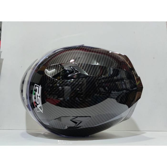 HELM RSV SV300 CARBON BLACK DOUBLE VISOR ORIGINAL Helmet Kaca