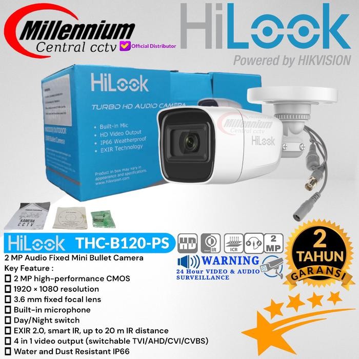D-Link Cctv - Audio Thc-B120-Ps 2Mp / Camera Cctv Outdoor Audio 2Mp