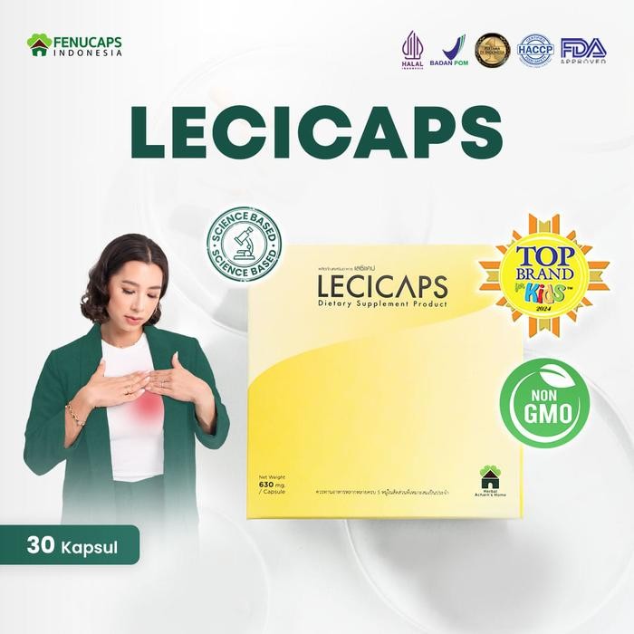 Lecicaps Pelancar ASI (isi 30 kapsul) Lecicaps