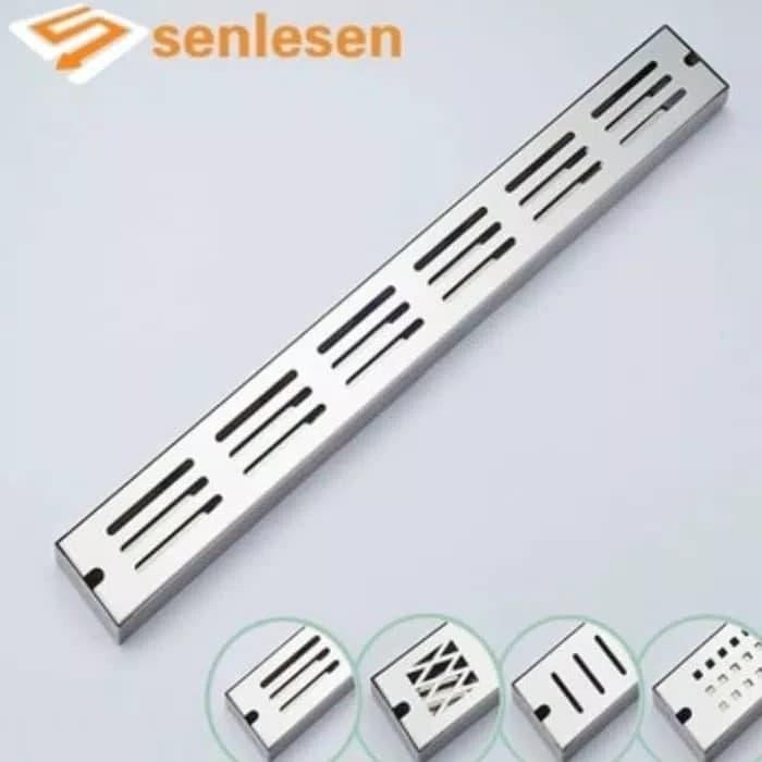 Terhemat Floor Drain Panjang/Floor Drain/Saringan Kamar Mandi 40Cm Terlariss 