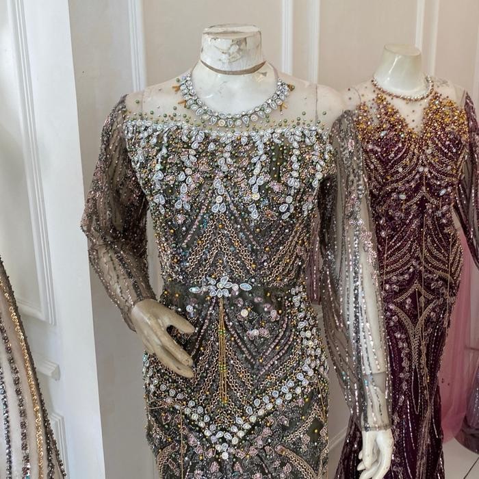 080j- Slim Armi Luxsury Mewah Free Slayer Jubah Dan Veil Hijab