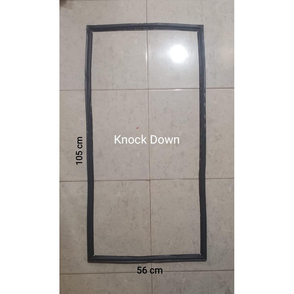 Terlaris Karet Gasket Pintu Kulkas Sharp KnockDown Hitam 105 x 56 Cm Original SALE