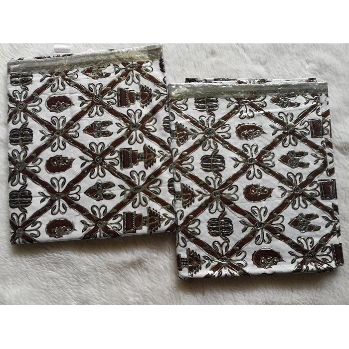 SIAPKIRIM Jarik Prada Tulis Sidomukti Putih Khas Jogja Perlengkapan Pengantin READY STOCK