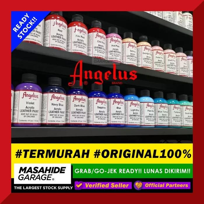 av53-Termurah Angelus Acrylic Leather Paint 4Oz 120Ml Cat Sepatu No.1 Usa