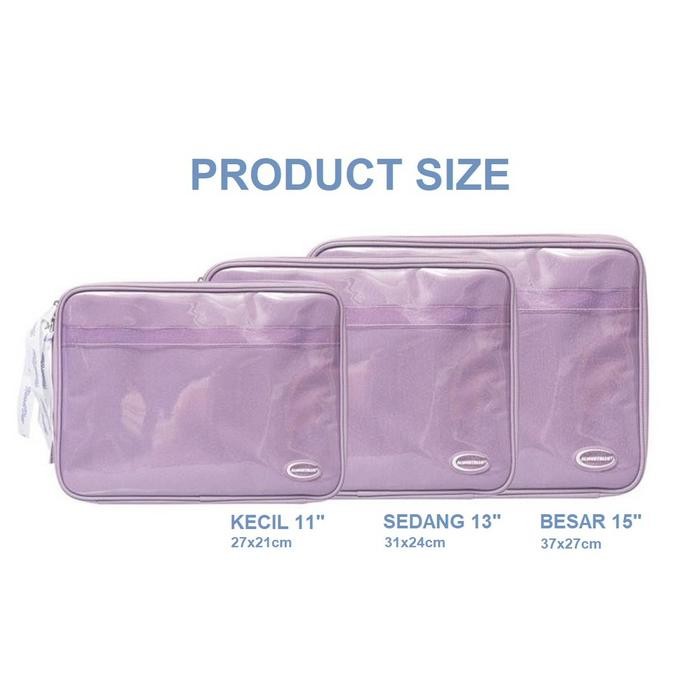 ORIGINAL [MILOLI] Laptop Bag Pelindung Laptop Almost Blue - F0027 READY STOCK