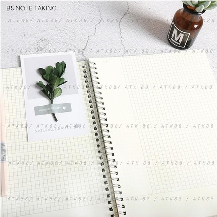 Notebook Ring B5 - GRID/KOTAK
