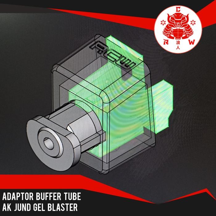 q9v5- Mainan Buffer Tube Untuk Ak Jund Gell Blaster