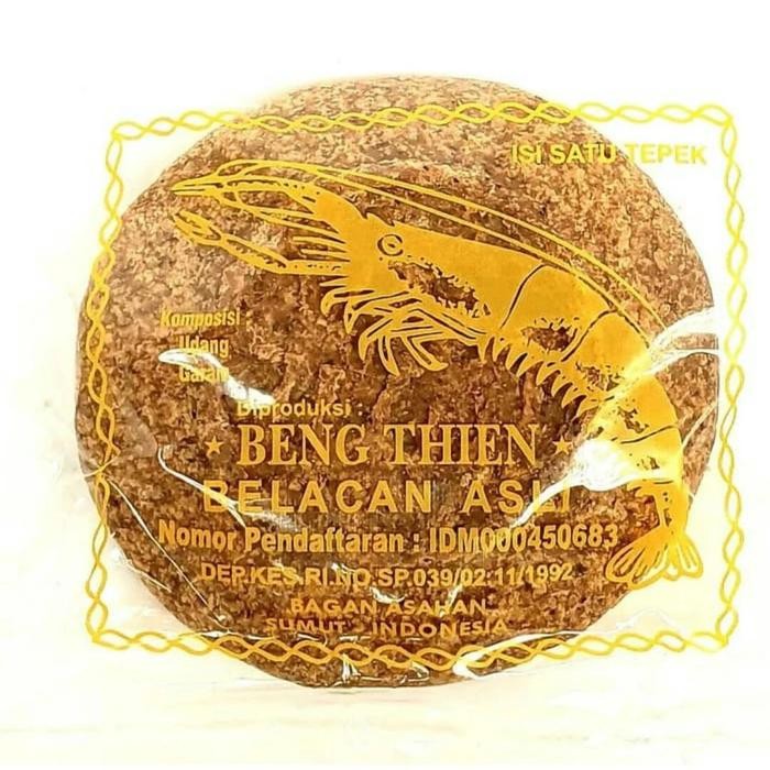 Terasi Udang Beng Thien Belacan 200Gr/ Terasi Udang Khas Medan