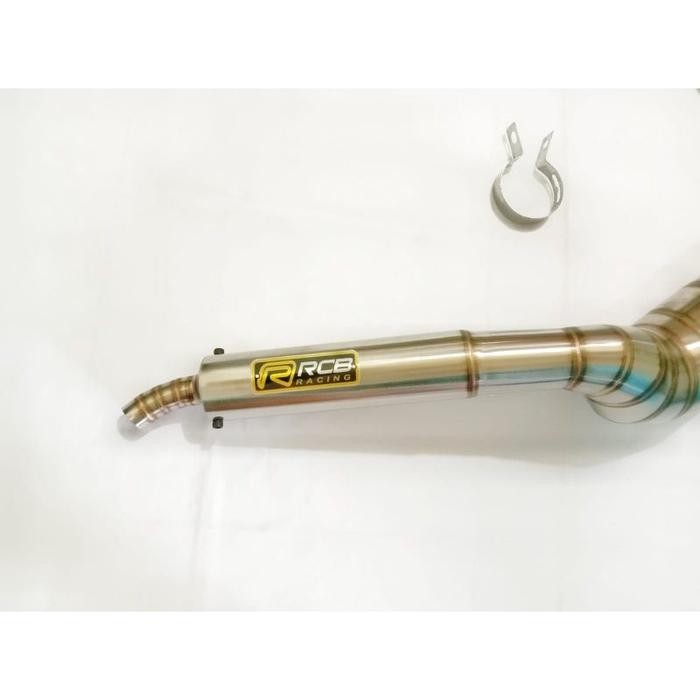 ASLI KNALPOT RX KING KOLONG KOBRA RCB FULL STENLESS Bulat Foto Motor Motorcycle READY STOCK