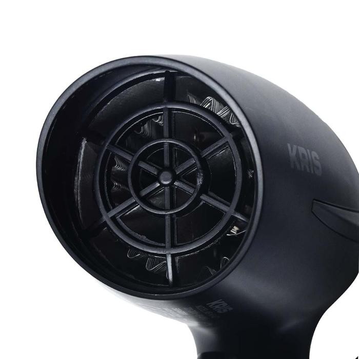 KRIS HAIR DRYER TRAVEL 600 WATT - HITAM