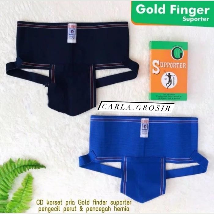 1pcs_ Suporter korset pria gold finger pengecil perut dan mencegah hernia/cd korset pria dewasa