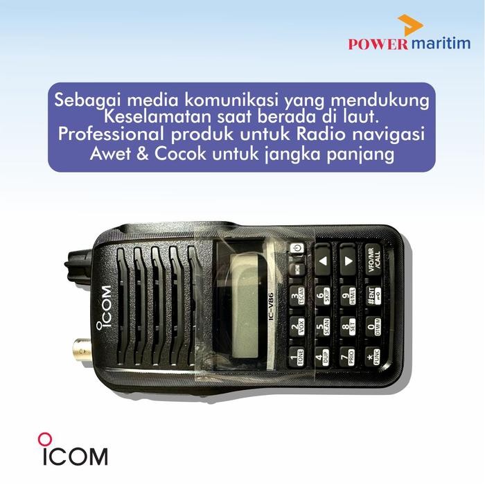 RADIO HT KOMUNIKASI MERK ICOM TYPE V86 1 SET WALKIE TALKIE ICOM