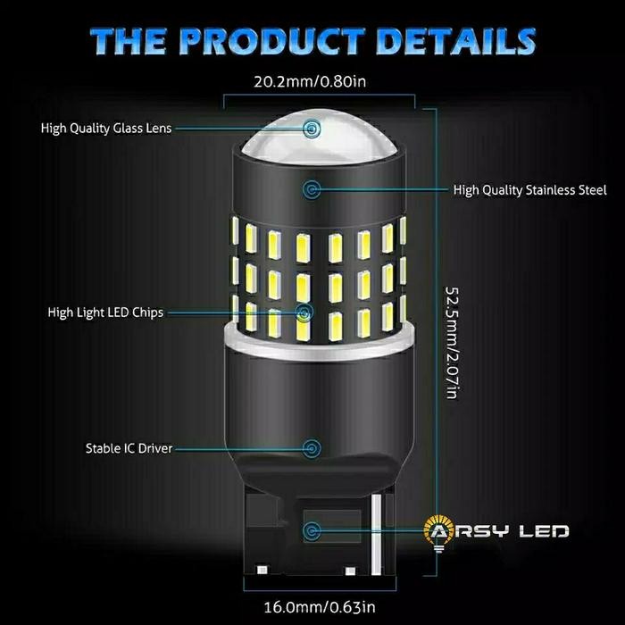 Arsyled Lampu Rem Mobil Honda Mobilio Brio Brv City Freed Lensa Projie Car Anti Error Led High Power