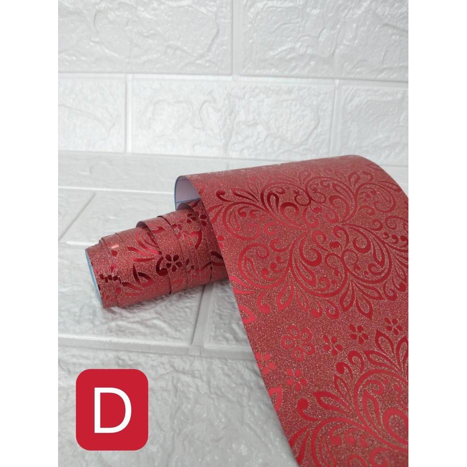 LncrMrt- Wallpaper List Sticker Dinding / List Dinding 3 Meter (5 Roll) High Quality