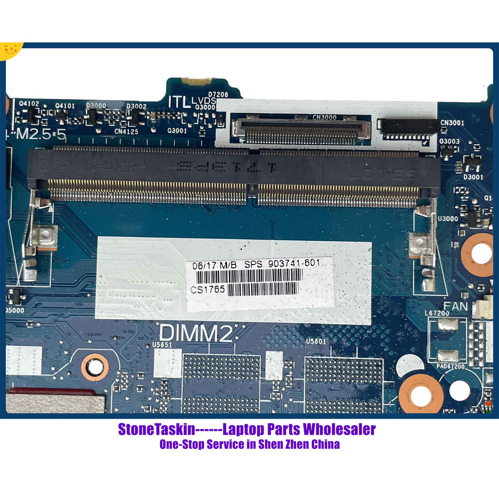 StoneTaskin 903741-601 For HP Elitebook 840 G3 Laptop Motherboard 6050A2822301-MB-A01 903741-001 I5-
