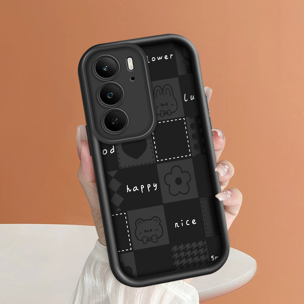 Casing Hp Untuk Realme C75 Phone Kesing Softcase Hewan Catur Case DLJ C8 5429 Garis