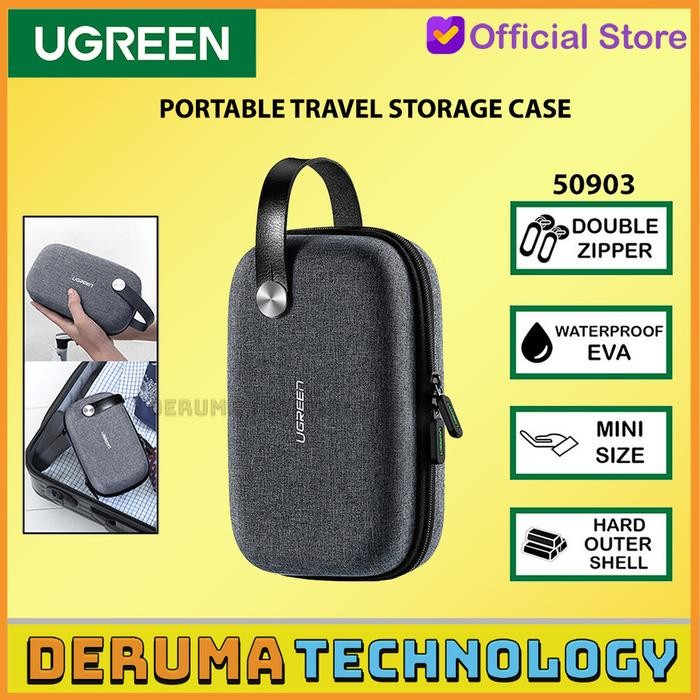 aayk- Baseus Lets Go Hermit Shoockproof Pouch Bag Tas Smartphone Powerbank -