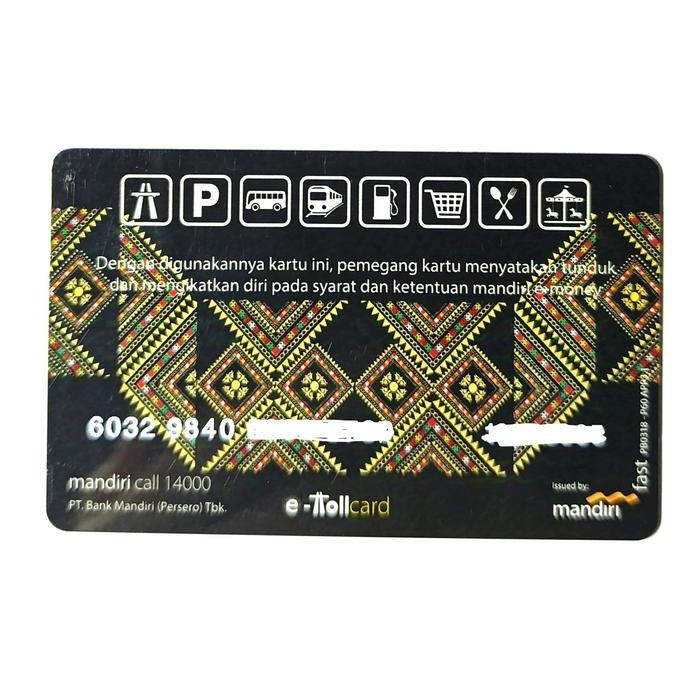 Kartu tol/emoney kartu mandiri support NFC