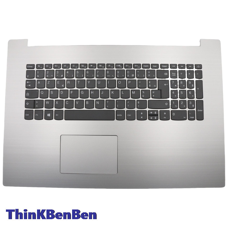 Fr French Keyboard Platinum Grey Upper Case Palmrest Shell Cover For Lenovo Ideapad 330 17 17Ikb